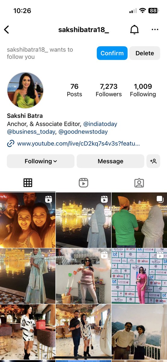 devenderINSA's tweet photo. @sakshibatra18 your instagram account got hacked i think …..please check am getting request &amp; msgs https://t.co/J3ym0VQQd7