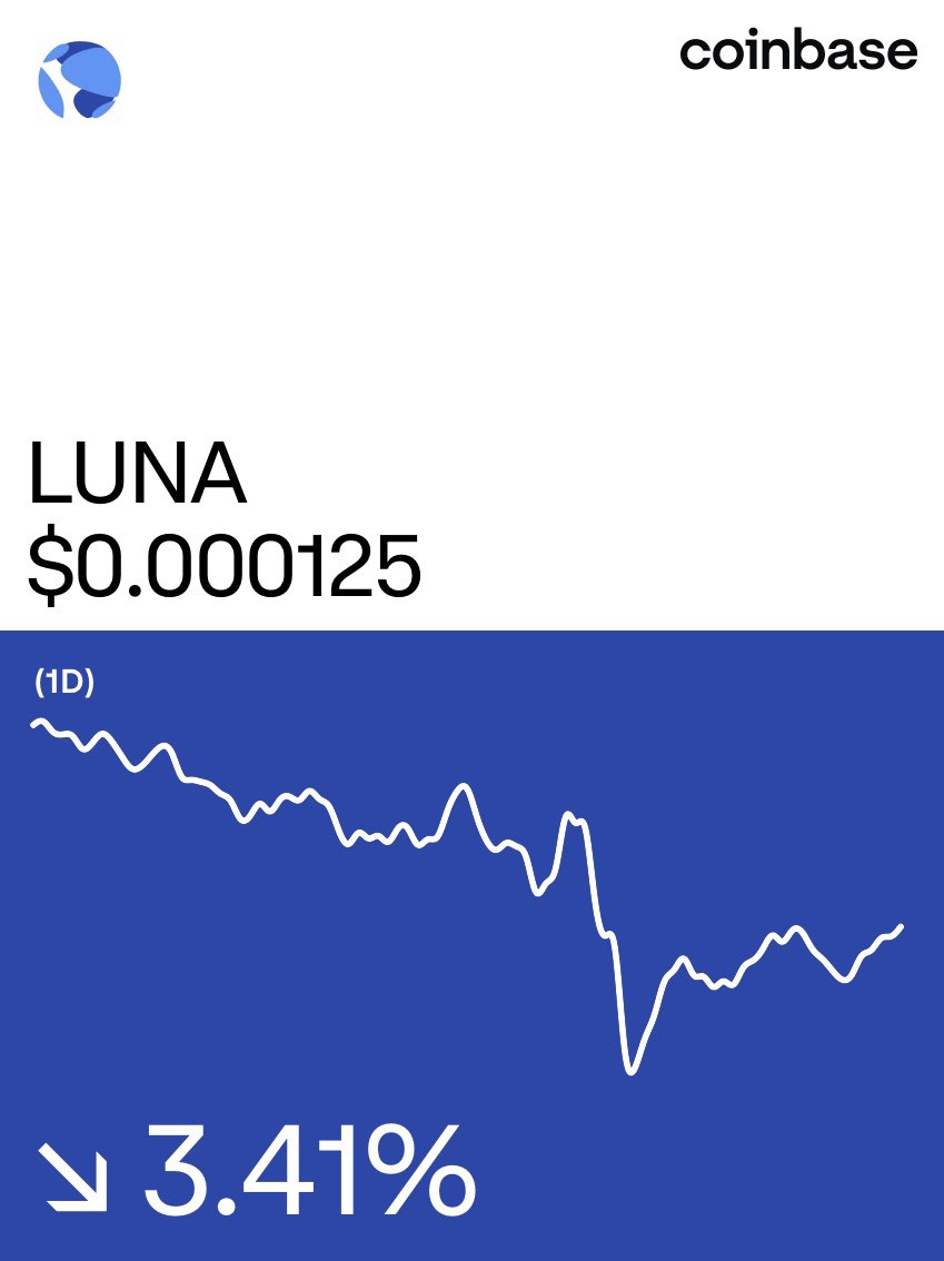 TheMoonHailey's tweet photo. RT if you want #Coinbase to list #LUNC

#LUNC ✨ #HaileyLUNC ✨ $LUNC ✨ https://t.co/R2ddynVvbm