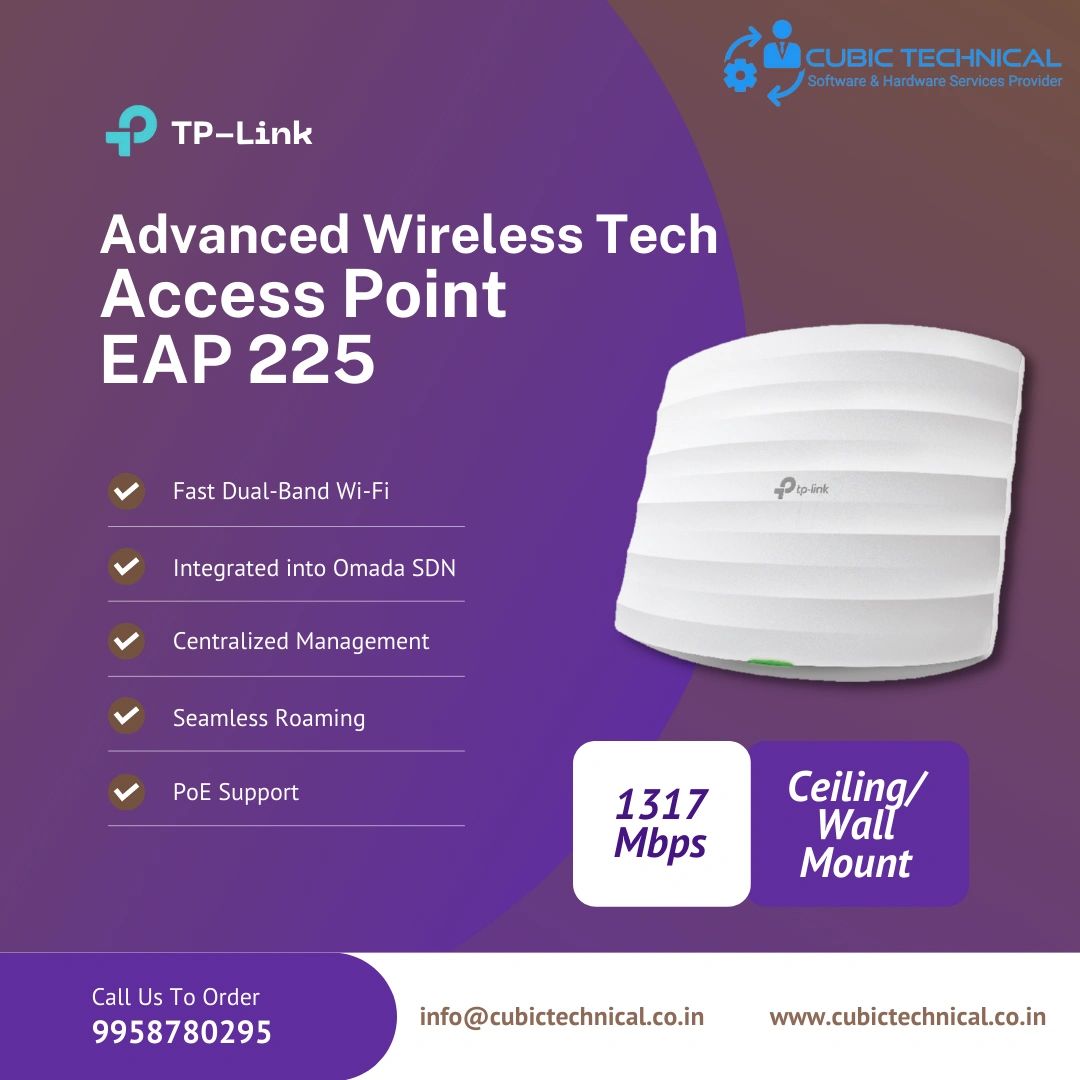 CubicTechnical's tweet photo. Connecting with Everyone and Everything.
#cubictechnical #TP-Link #accesspoint #setup #installation #networkingsolutions 
Contact us to experience our range of Access Points.
01204360749,9958780295
info@cubictechnical.co.in
https://t.co/ifM2Hv4wwp https://t.co/gzlmxbwxhR