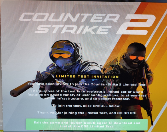 JUST GOT MY CODE!!!
<a href="/Navi00T/">navi</a>  giving away 25 codes for CS2 and I just got one of them by DMing him!!! Game is amazing so far cant wait for full release