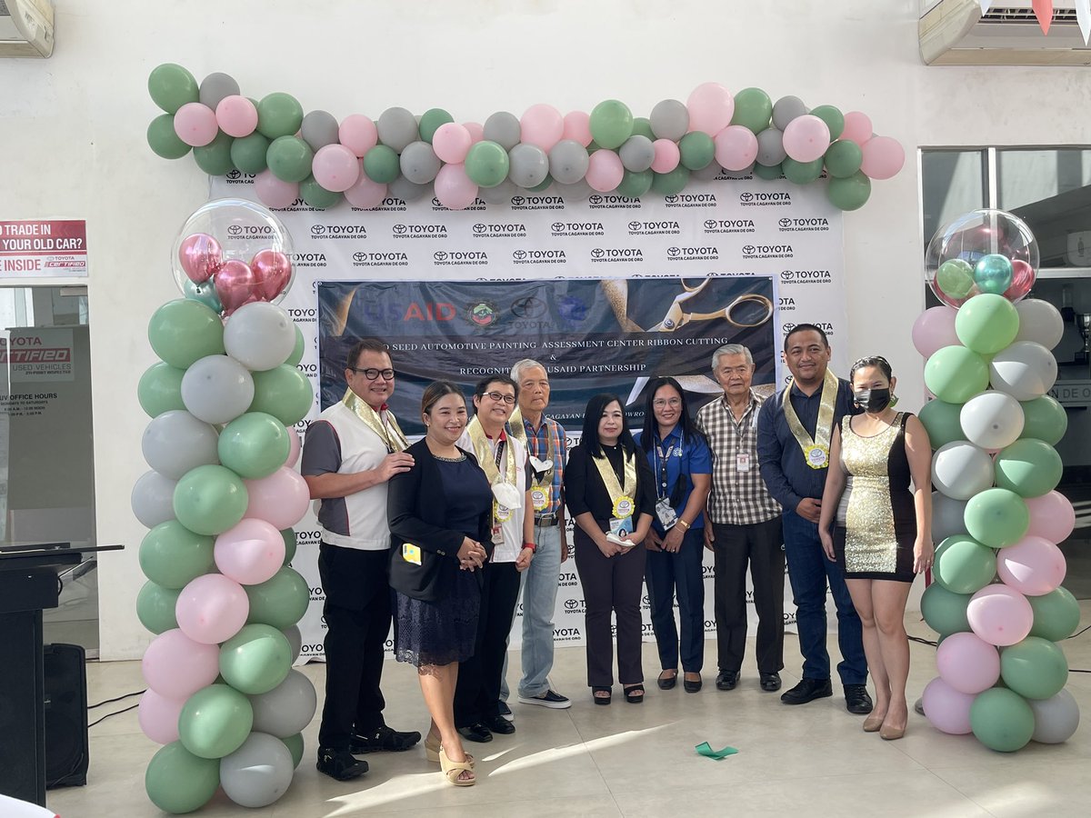 CdoLifestyle's tweet image. TCO SEED officially opens the doors of the FIRST &amp;amp; ONLY Body Painting/Finishing NC1 Assessment Center in the Philippines. 🚘

#USAID #TCOSEED #GrowingSkills #CultivatingFuture #ToyotaCagayanDeOro #CDOLifestyle