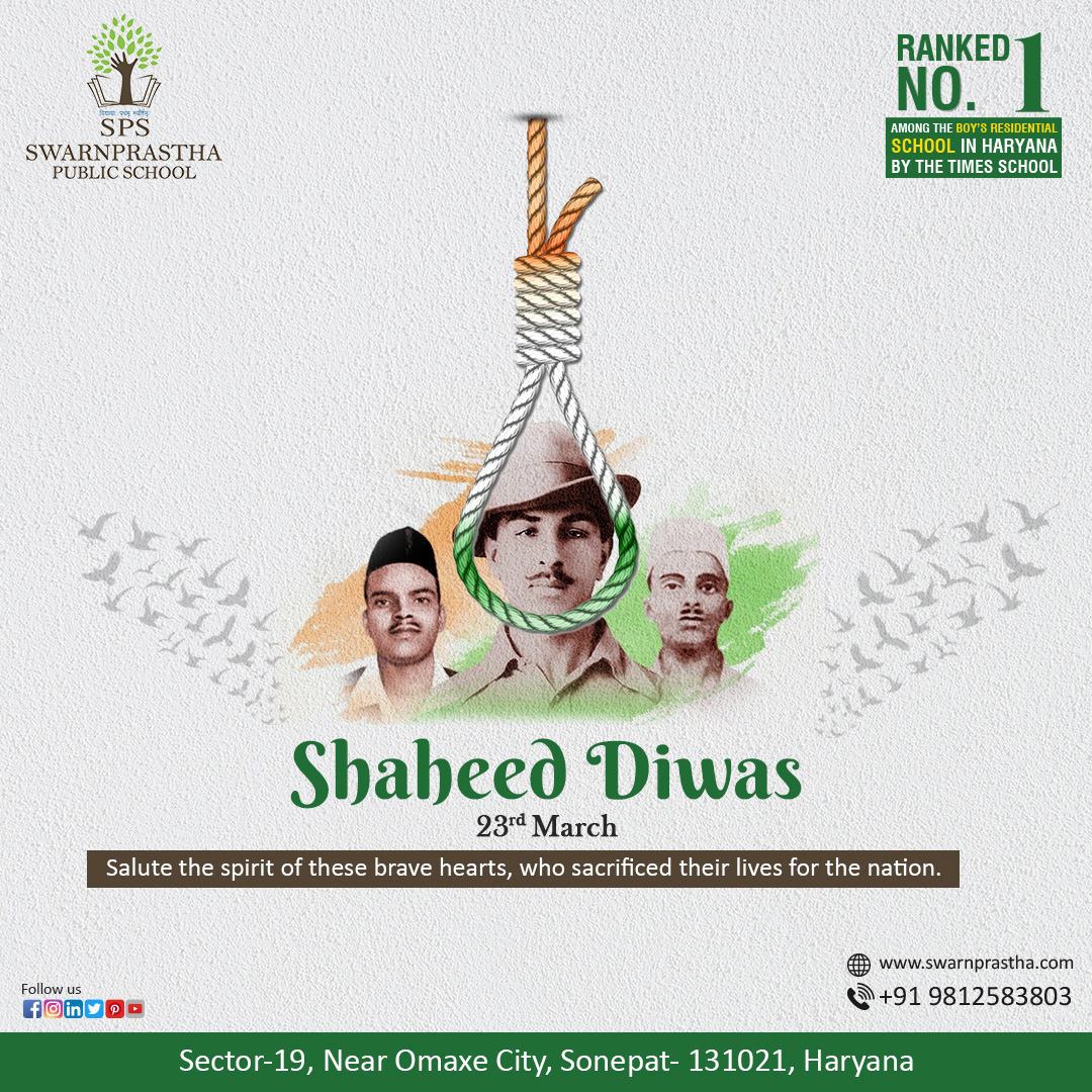 SPSSonipat's tweet photo. Thousands of birds are visible in the sky today, the sacrifices have shown the way for them to fly freely. #ShaheedDiwas
#ShaheedDiwas23Mar #शहीद_दिवस #BhagatSingh #सुखदेव #Rajguru #शहीदी_दिवस_2023
#boardingschool #schoolsinsonipat #TopCBSESchools
#SPS
https://t.co/lXOB0jchfa https://t.co/o26WEw6hXM