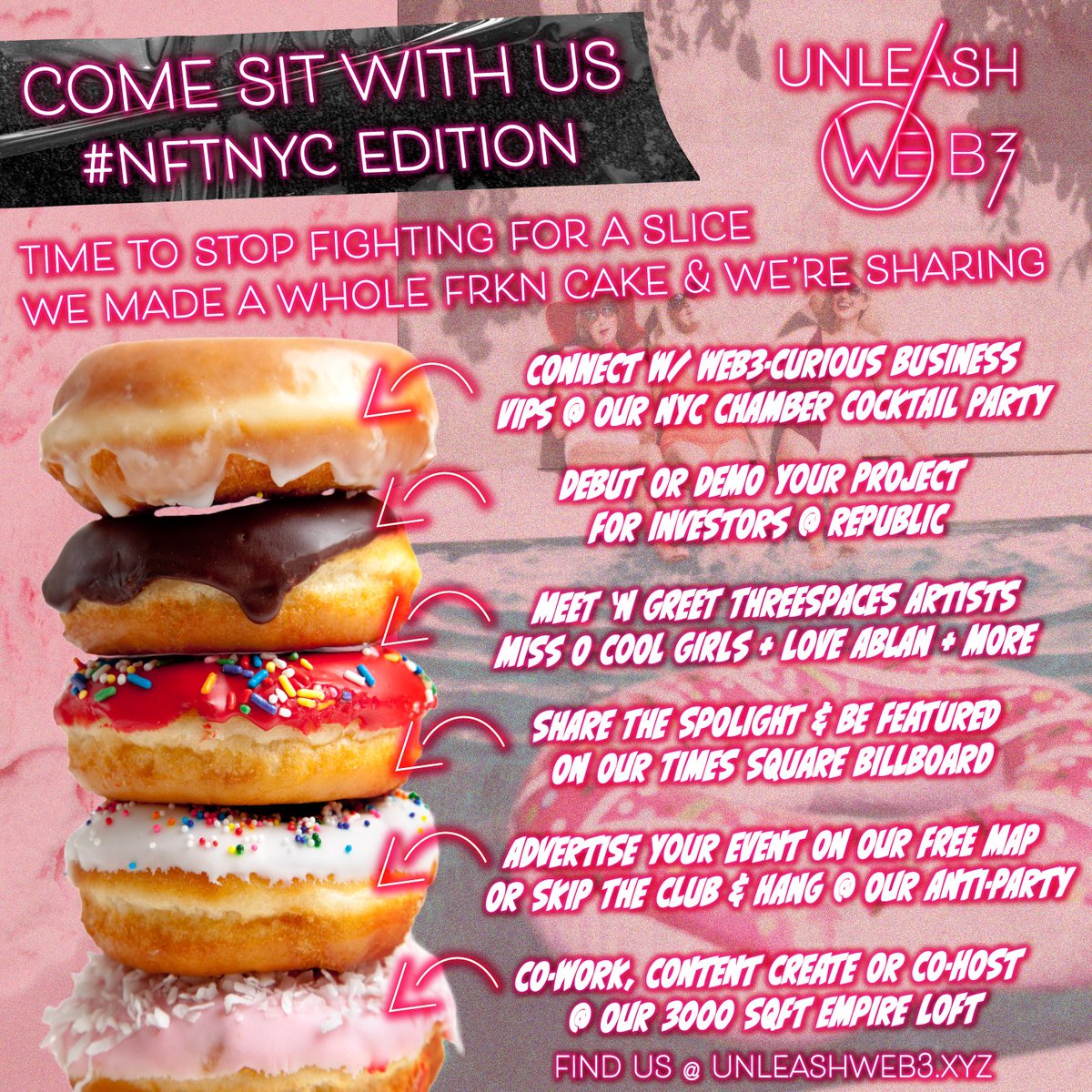 anonymissNFT's tweet image. Thank you to every single person who showed UP tonight that was...unexpected🥹😭

So I stayed up way too late making this list of the ways the 3 bada$$ women who have helped me get here and I, are trying to pay it forward.

Consider this your open invitation to @UnleashWeb3 💌💋