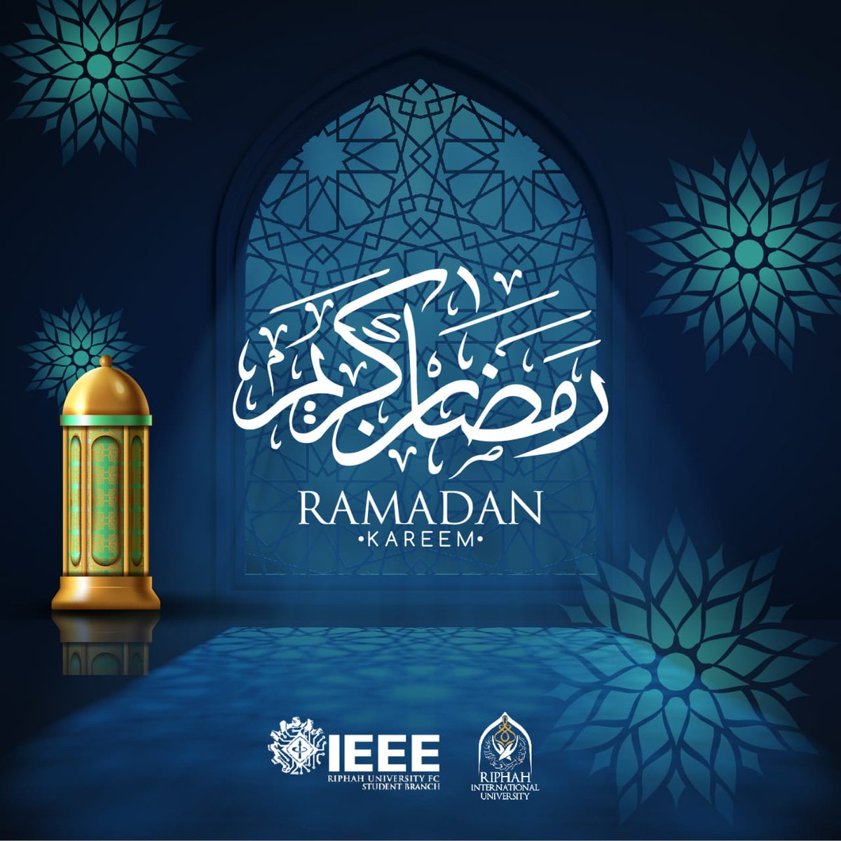IEEERiphahFC's tweet photo. The month of mercy and blessing has arrived and the doors of mercy are open. May Allah shower his blessing on all of us and bestow his acceptance of our prayers and fasts.

Wish u all Ramadan Mubarak by IEEE Riphah FC Student Branch.

#IEEE #RiphahUniversity #IEEERiphahFC https://t.co/RSNKJViKLQ