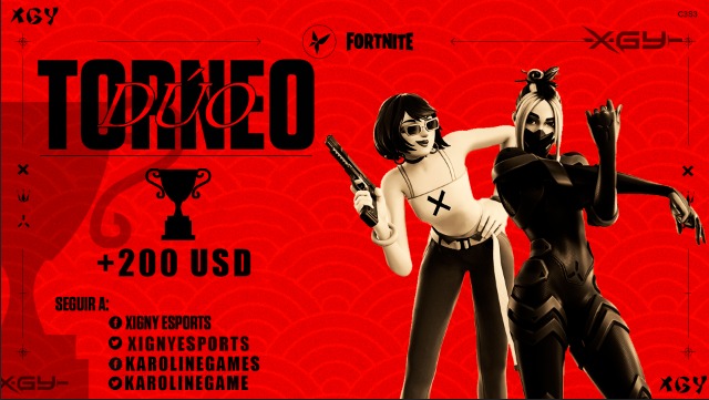 XignyEsports's tweet image. 🏆Nuevo torneo🏆

💵200 USD en premios 💵

‼️REQUISTOS ‼️

🎖️Seguir a @KarolineGame 
🎖️Seguir a @XignyEsports 
🎖️Mencionar 2 amig@s no famosos.

Like ❤️y RT♻️