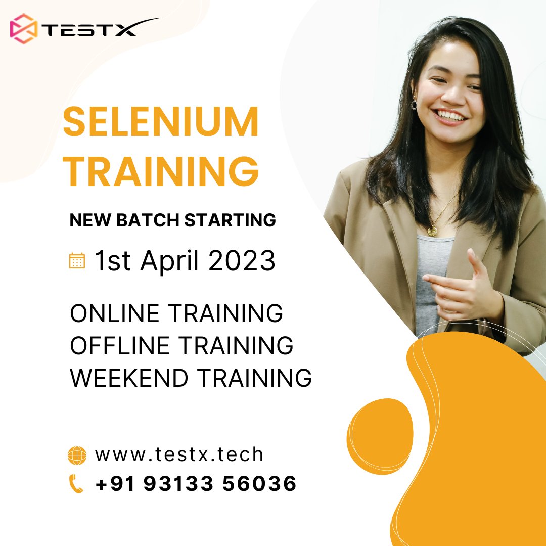 Are you looking to enhance your QA automation testing skills? 
Enroll now and take your QA testing skills to the next level!
#seleniumtraining #automationtesting #softwaretesting #testautomation #qatraining #seleniumwebdriver #selenium #seleniumcertification #seleniumtutorials