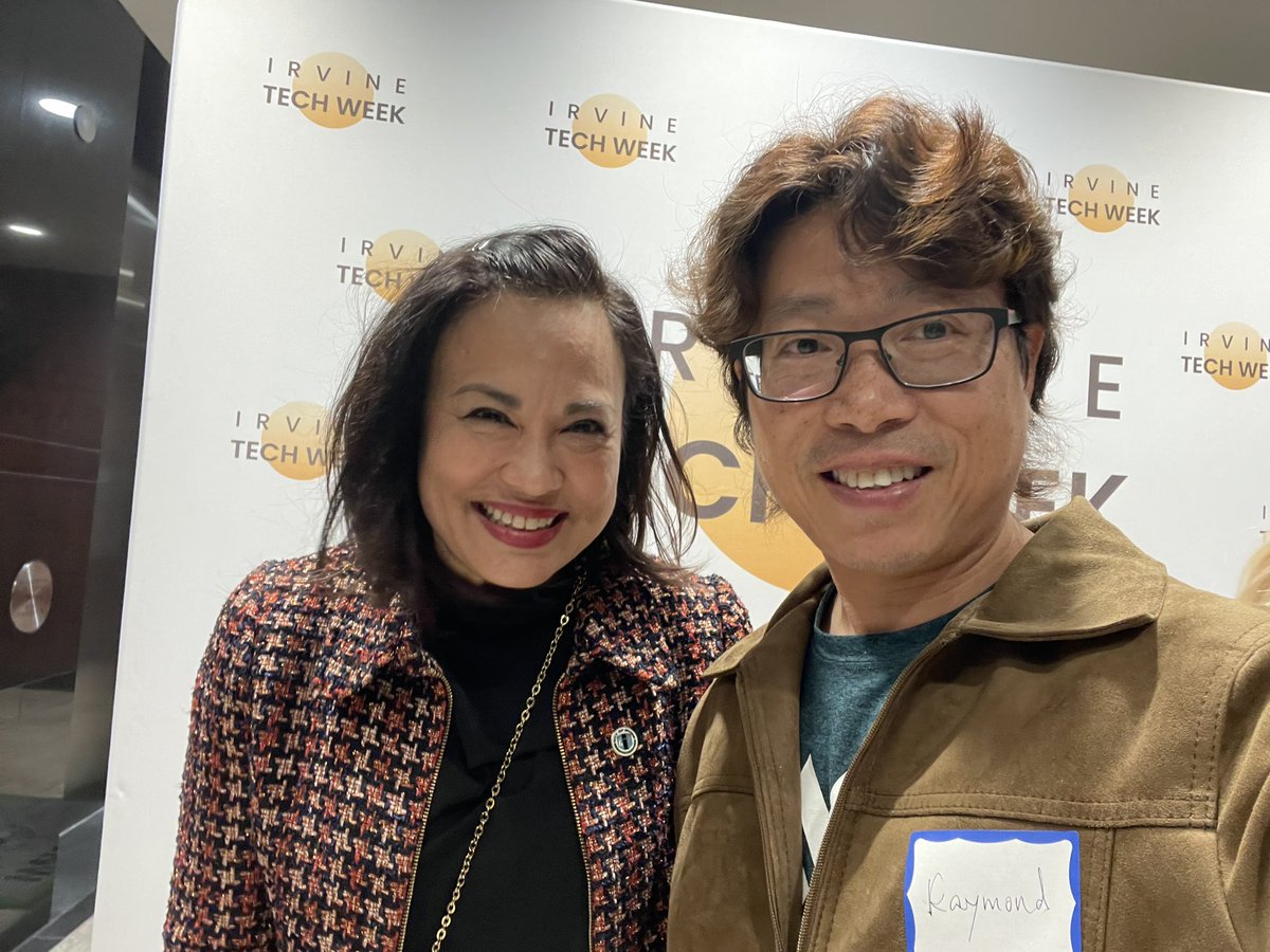 RaymondxFu's tweet image. #irvinetechweek is such a great event tonight. I’m so happy to connect with many entrepreneurs. Thanks to the organizers! Thanks to Irvine Vice Mayor @tammykimoc . I look forward to the transformation of Irvine into a thriving startup hub under your leadership.
