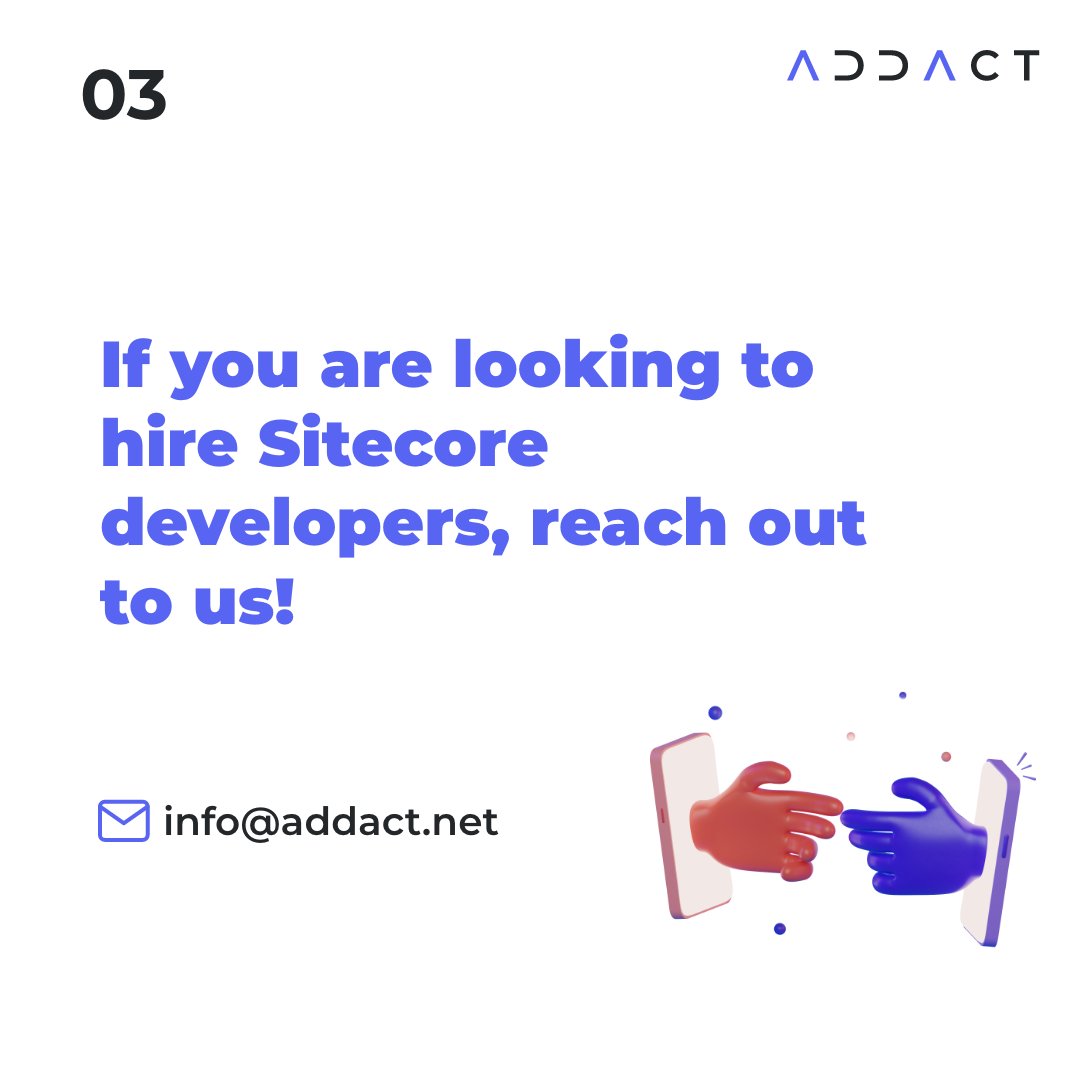 When it comes to hiring offshore development teams, your business will definitely be benefitted by this choice. 

Hire Sitecore developers for your business now! 

You can reach out to us here: addact.net/hire-sitecore-…  

#addact #sitecore #hire #developers #sitecoredevelopers