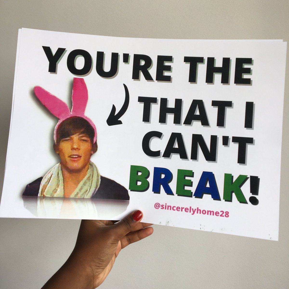sincerelyhome28's tweet photo. YOU’RE THE 🐇 THAT I CAN’T BREAK  https://t.co/6jh2otJHLG