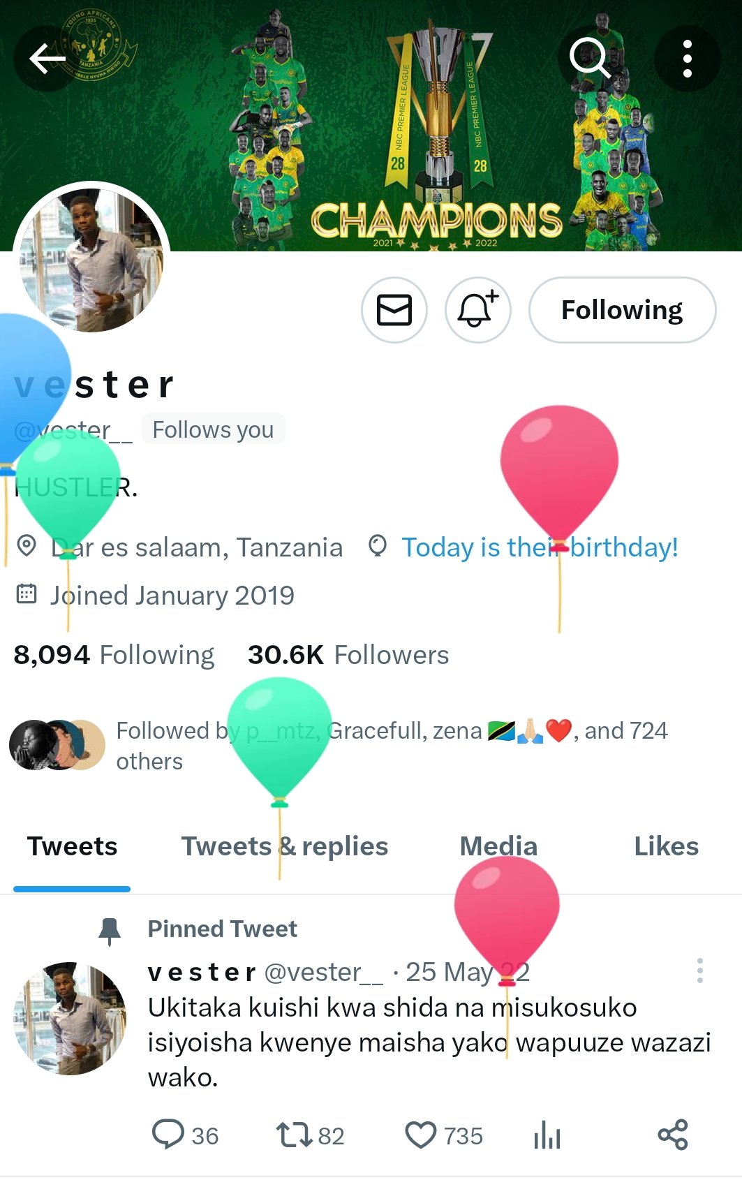 Kaka kiongozi, happy birthday 
