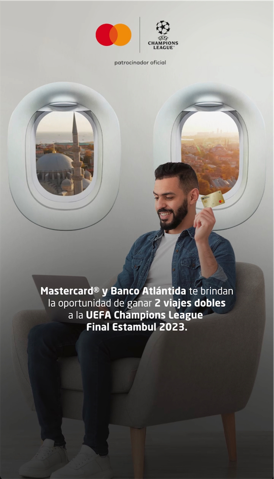 rpena014's tweet photo. ¡Imagina en grande la experiencia de vivir la UEFA Champions League Final Estambul 2023!

Participas por tus compras en comercio y online con tus Tarjetas Mastercard Atlántida

#UEFAChampionsLeague 
#BancoAtlántida https://t.co/i660zG25UI
