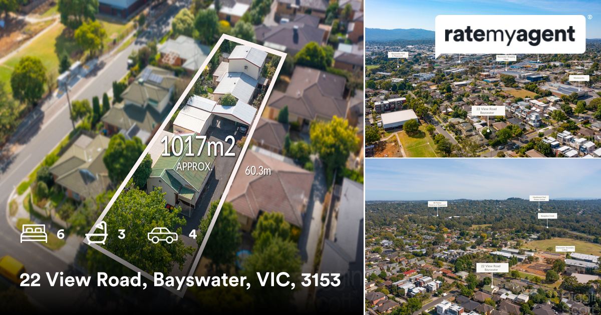 🛌 6 🛀 3 🚘 4
📍 22 View Road, Bayswater, VIC, 3153

Our agent’s latest sale on #RateMyAgent

rma.reviews/JUzk8yZiorpz

...
#ratemyagent #realestate #BigginScott_Boronia