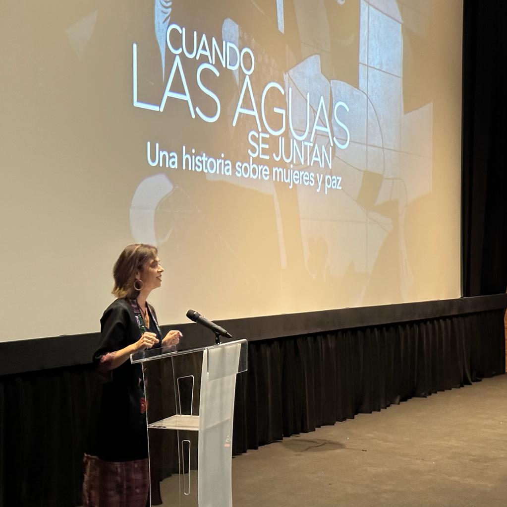 <a href="/BelenSanzLuq/">Belén Sanz Luque</a> destacó que “Cuando las mujeres participan en procesos de paz hay un incremento del 20% en la probabilidad de alcanzar un acuerdo de paz que perdure y cuando se cuenta con la participación de la #SociedadCivil la probabilidad es 64% menor que fracasen”.