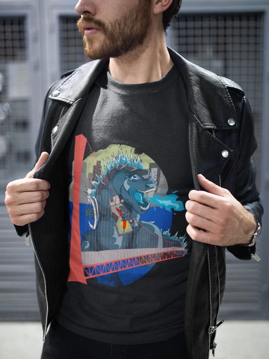 Quiero compartir lo último que he añadido a mi tienda de #etsy: Camiseta manga corta estampada Godzilla guindilla etsy.me/3LMghr2 #multiusos #mangacorta #redondo #fantasiaycienciaficcion #camiseta #estampada #godzilla #humor #calidad