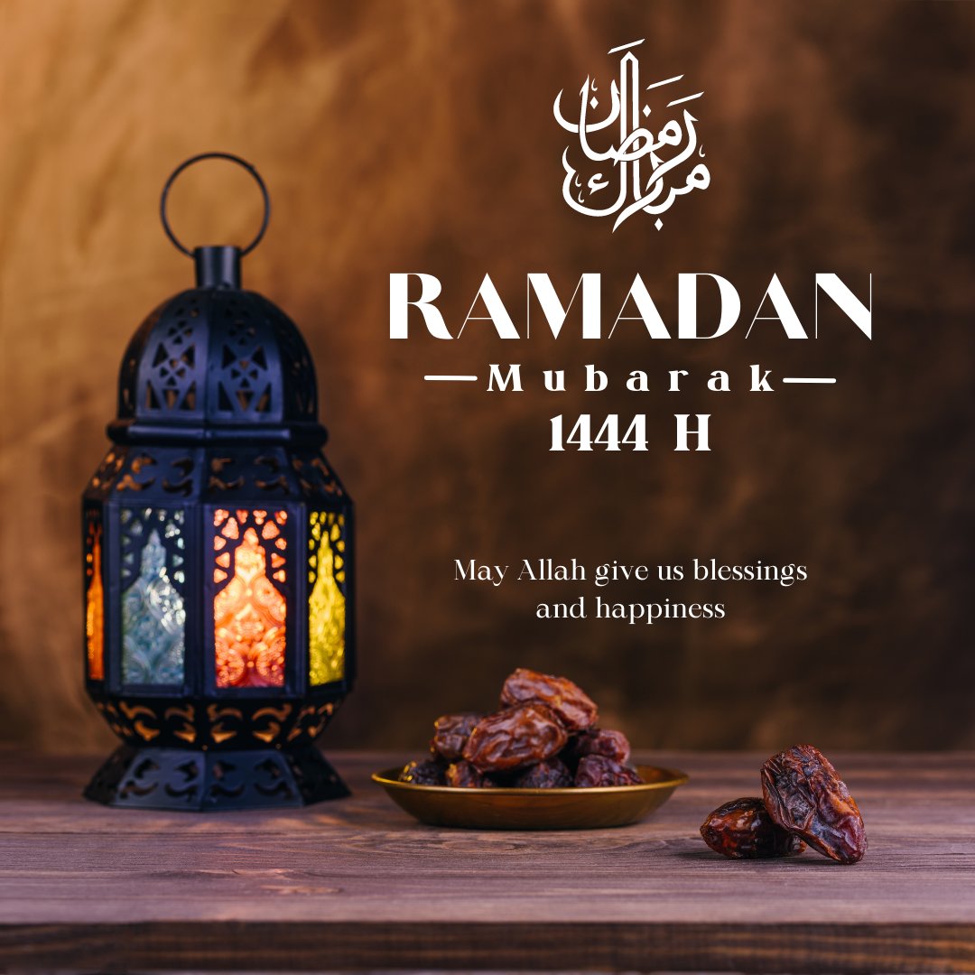 ELHT_DERI's tweet image. Today marks the start of #Ramadan. To all our colleagues and everyone observing this holy month, Ramadan Mubarak!

We wish you a blessed, healthy and peaceful month.

#RamadanMubarak