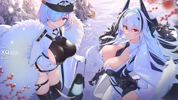北連イベントの新規ロード絵です。↓続く#アズールレーン 