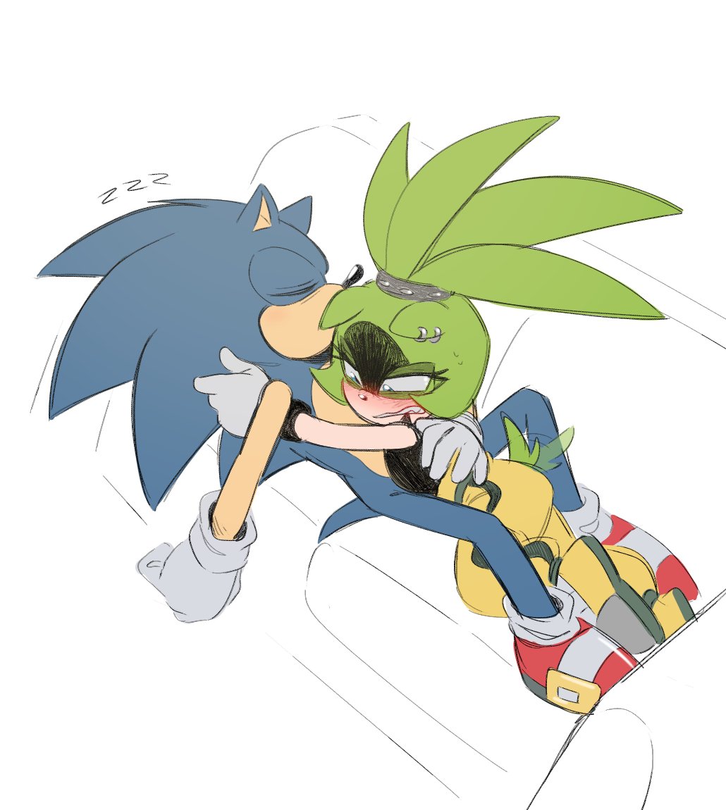 TioLimonD's tweet photo. Acabo de ver un tweet en el que estaban estos dos, y Dios mio, no lo había pensando, pero amo la idea. 
🙈🌺✨❤️
#sonurge 
¿Con quién NO shippeo a Sonic? XD https://t.co/ProKtbFgA7