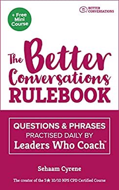 sehaam's tweet photo. Check out my book: "The Better Conversations Rulebook — Questions &amp; Phrases Practised Daily by Leaders Who Coach™️ Number 1 Amazon #BestSeller ⁦@BettaConvos⁩  https://t.co/dOMnTKk39O https://t.co/GLvdi9FoEC