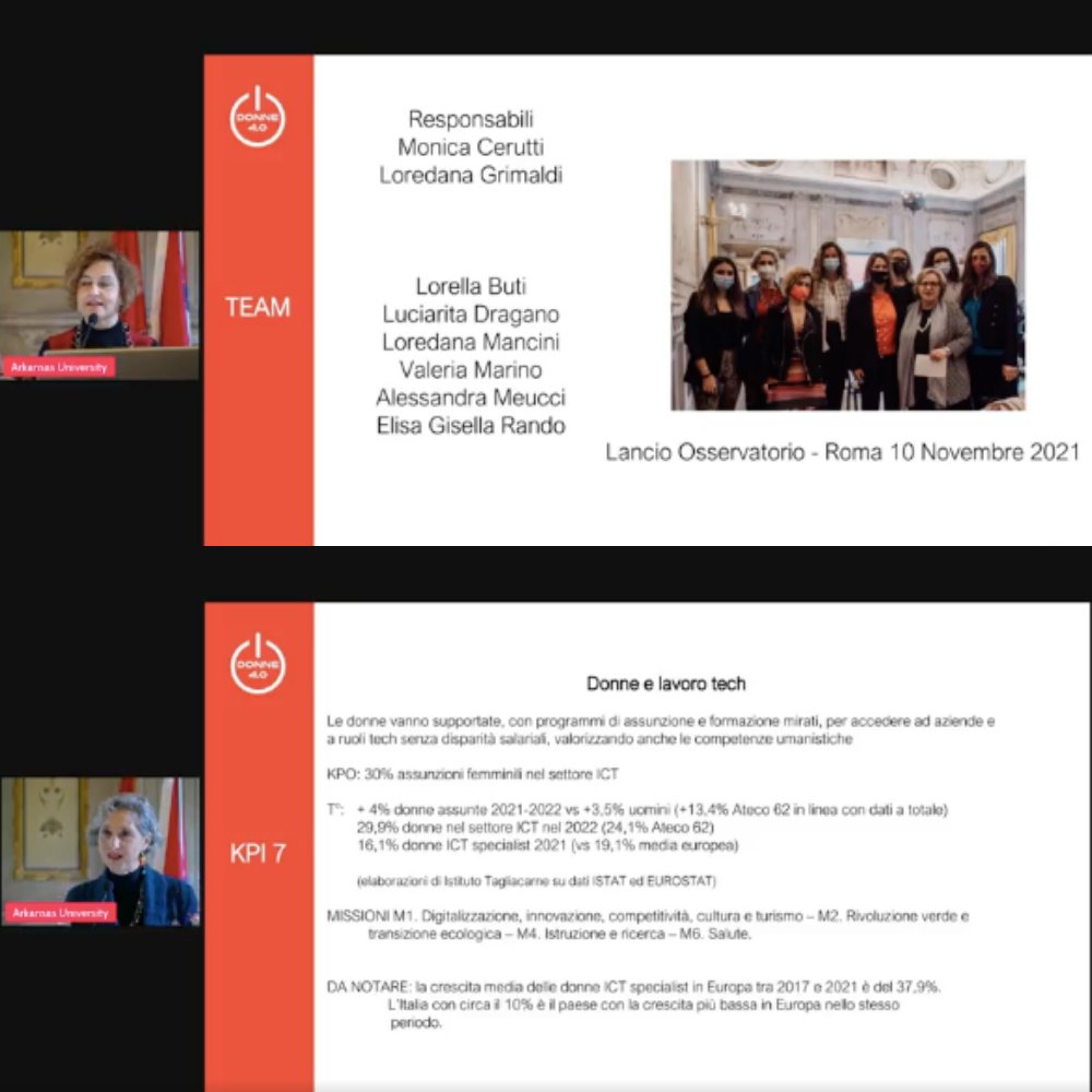 Ecco il secondo intervento all'evento dell'#8marzo scorso a Roma organizzato dalla nostra associazione Donne 4.0: 𝐈 𝐏𝐑𝐎𝐆𝐄𝐓𝐓𝐈 𝐃𝐎𝐍𝐍𝐄 𝟒.𝟎 𝐏𝐄𝐑 𝐋𝐀 𝐓𝐑𝐀𝐍𝐒𝐈𝐙𝐈𝐎𝐍𝐄 𝐃𝐈𝐆𝐈𝐓𝐀𝐋𝐄 𝐃𝐈 𝐆𝐄𝐍𝐄𝐑𝐄. 
➡️ OSSERVATORIO PNRR pnrr.donne4.it