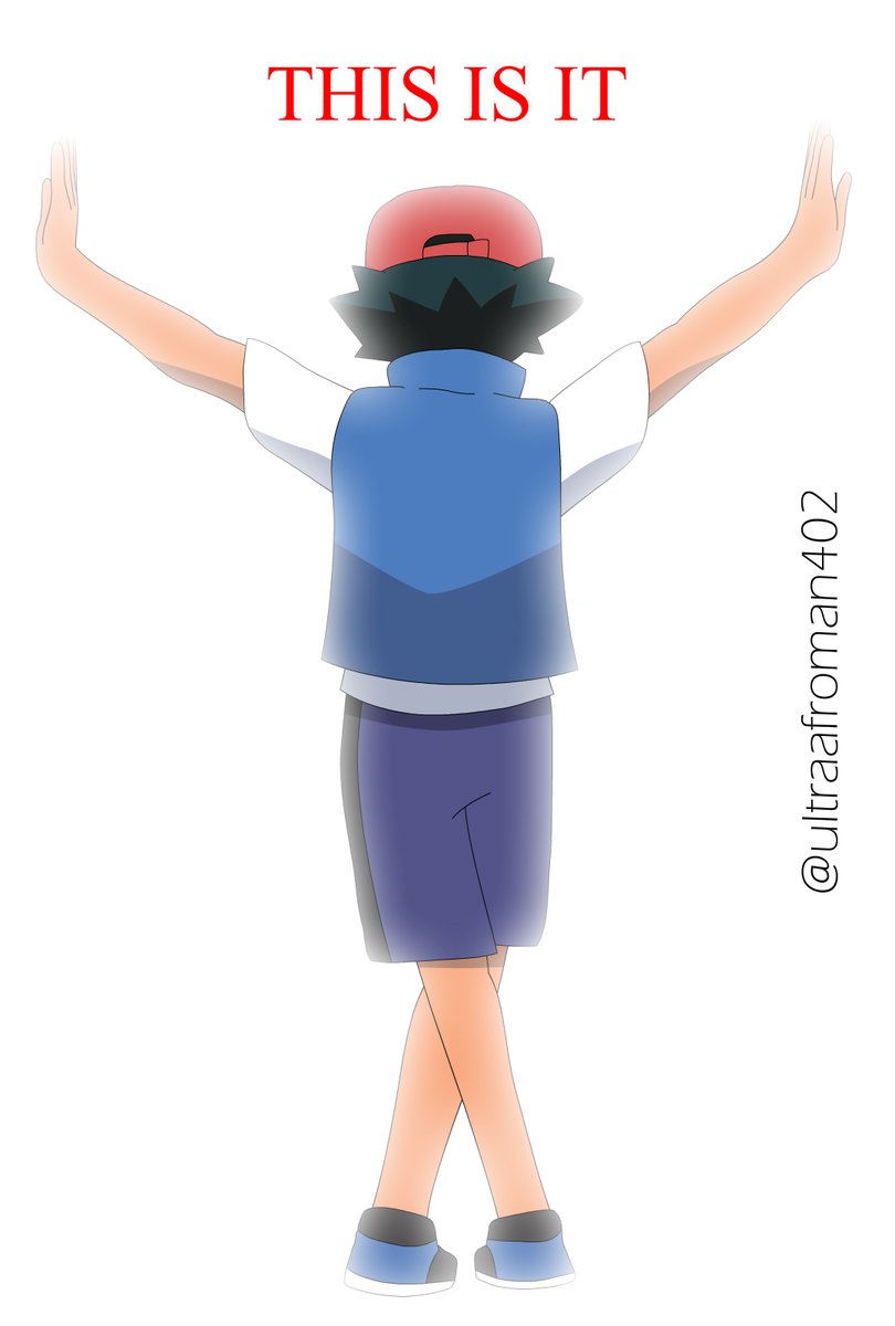 Ash practicing Leon's pose 😂 | Pokémon Amino