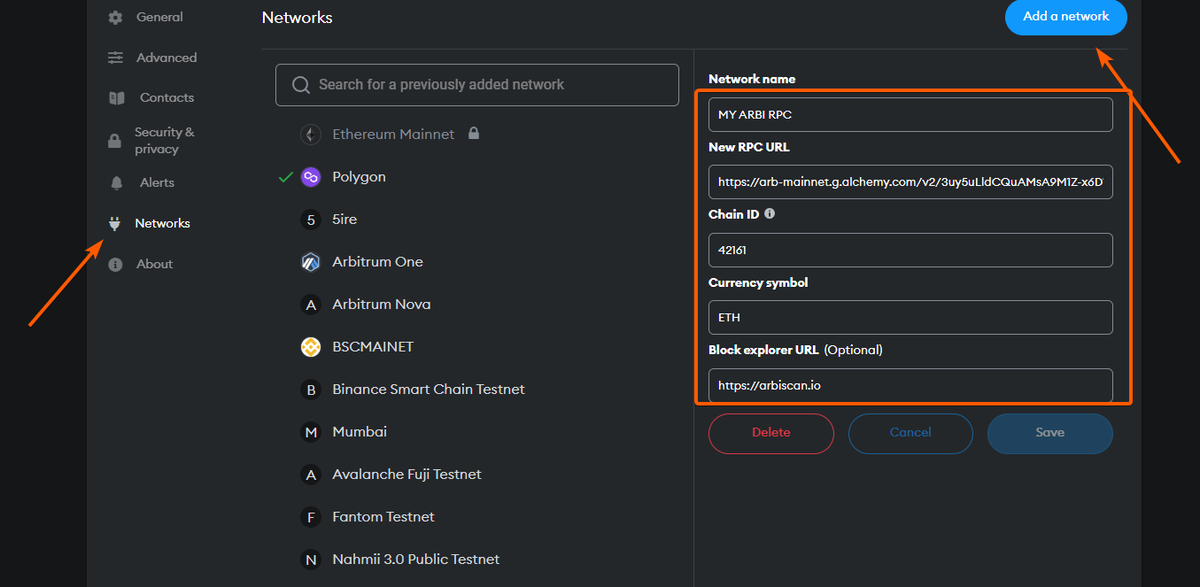 xaipay's tweet photo. 2/2🧵

🕊️For Faster tx you can add custom RPC instead of public in your metamask too: https://t.co/6c0bpfe55w

Public RPC has more traffic issue So use our own custom RPC with the help of #alchemy 🚀 https://t.co/AfefbErllo