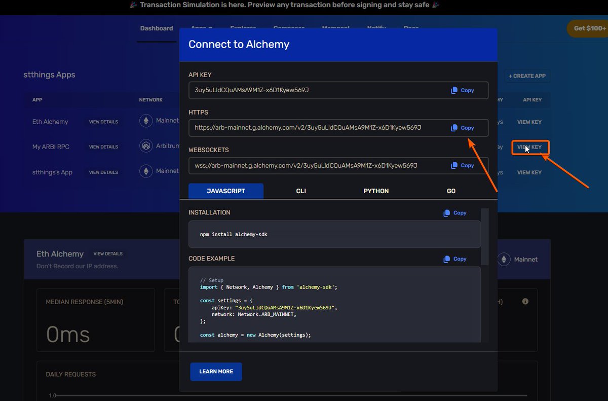 xaipay's tweet photo. 2/2🧵

🕊️For Faster tx you can add custom RPC instead of public in your metamask too: https://t.co/6c0bpfe55w

Public RPC has more traffic issue So use our own custom RPC with the help of #alchemy 🚀 https://t.co/AfefbErllo