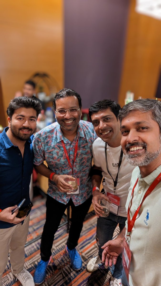 shiladitya's tweet photo. Always fun to meet old friends and stalwarts of building the Mumbai Tech ecosystem too!
#TechSparksMumbai 
@helloanand @mrjain @ku1deep @sindhicrawford @Deutero @avlesh @sreevathsap https://t.co/mUpVyqm9RO
