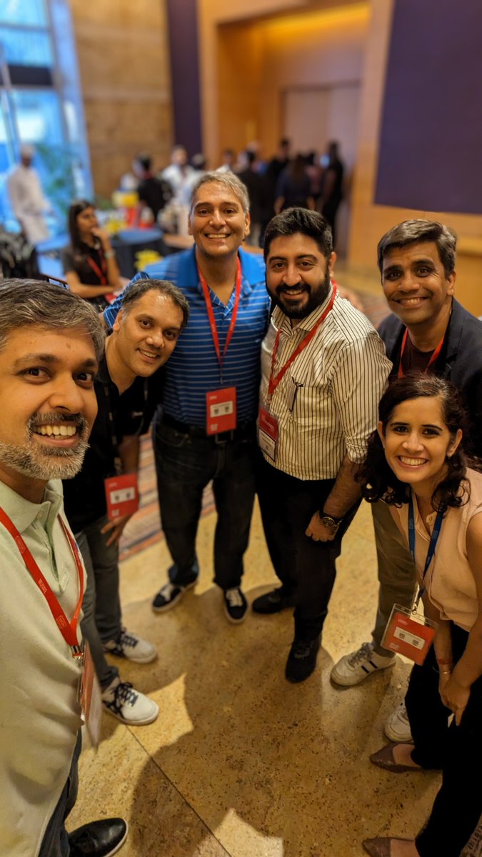 shiladitya's tweet photo. Always fun to meet old friends and stalwarts of building the Mumbai Tech ecosystem too!
#TechSparksMumbai 
@helloanand @mrjain @ku1deep @sindhicrawford @Deutero @avlesh @sreevathsap https://t.co/mUpVyqm9RO