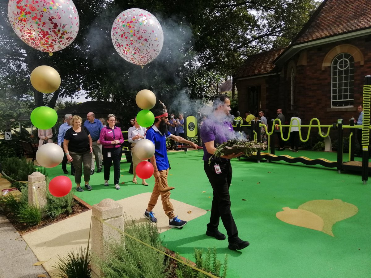 PazitLevinger's tweet photo. Congratulations Uniting War Memorial, Sydney for the launch of the 1st Seniors Exercise Park in Hospital . Special thanks to Jill Hall who made this dream into a reality. A great milestone for the hospital &amp; community. @SEastSydHealth @Keith_Hill_RAIL @Lark_Industries @NAgeingRI https://t.co/9GqMuML5XP