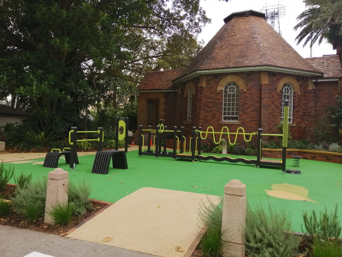 PazitLevinger's tweet photo. Congratulations Uniting War Memorial, Sydney for the launch of the 1st Seniors Exercise Park in Hospital . Special thanks to Jill Hall who made this dream into a reality. A great milestone for the hospital &amp; community. @SEastSydHealth @Keith_Hill_RAIL @Lark_Industries @NAgeingRI https://t.co/9GqMuML5XP