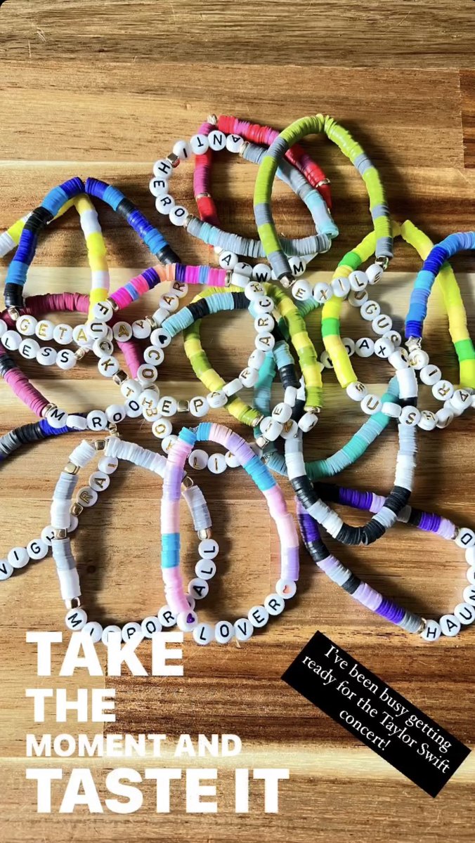 bingluvs9ers's tweet photo. @taylorswift13 Hi Taylor My daughter is a cancer survivor &amp; she’s ur biggest fan. She’s taking her MIRACLE baby daughter 2 her 1st concert -YOURS! They made these! If u can pls say hi names are Tiffani Mannion and Posey. Sadly their seats sec 220 row 13. Much love Taylor! https://t.co/FT0d98mjoo