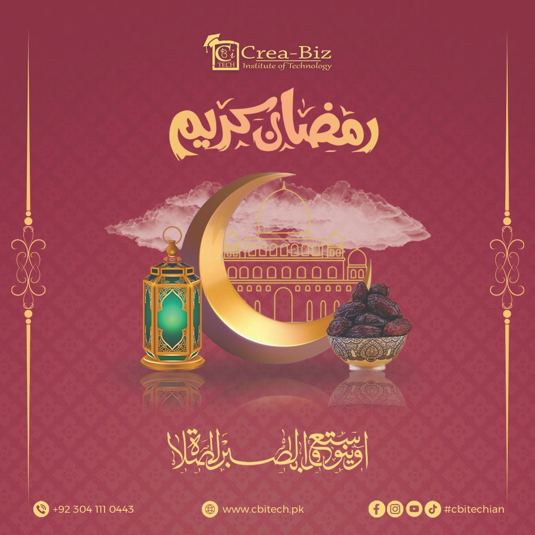 cbitechian's tweet photo. Ramadan Mubarak
https://t.co/kpKf2q8kEr
.
.
.
.
#cbitech #creabiz #ramadankareem #ramadan2023 #muslimah #karachi #Pakistan https://t.co/j7z5lNrOeA