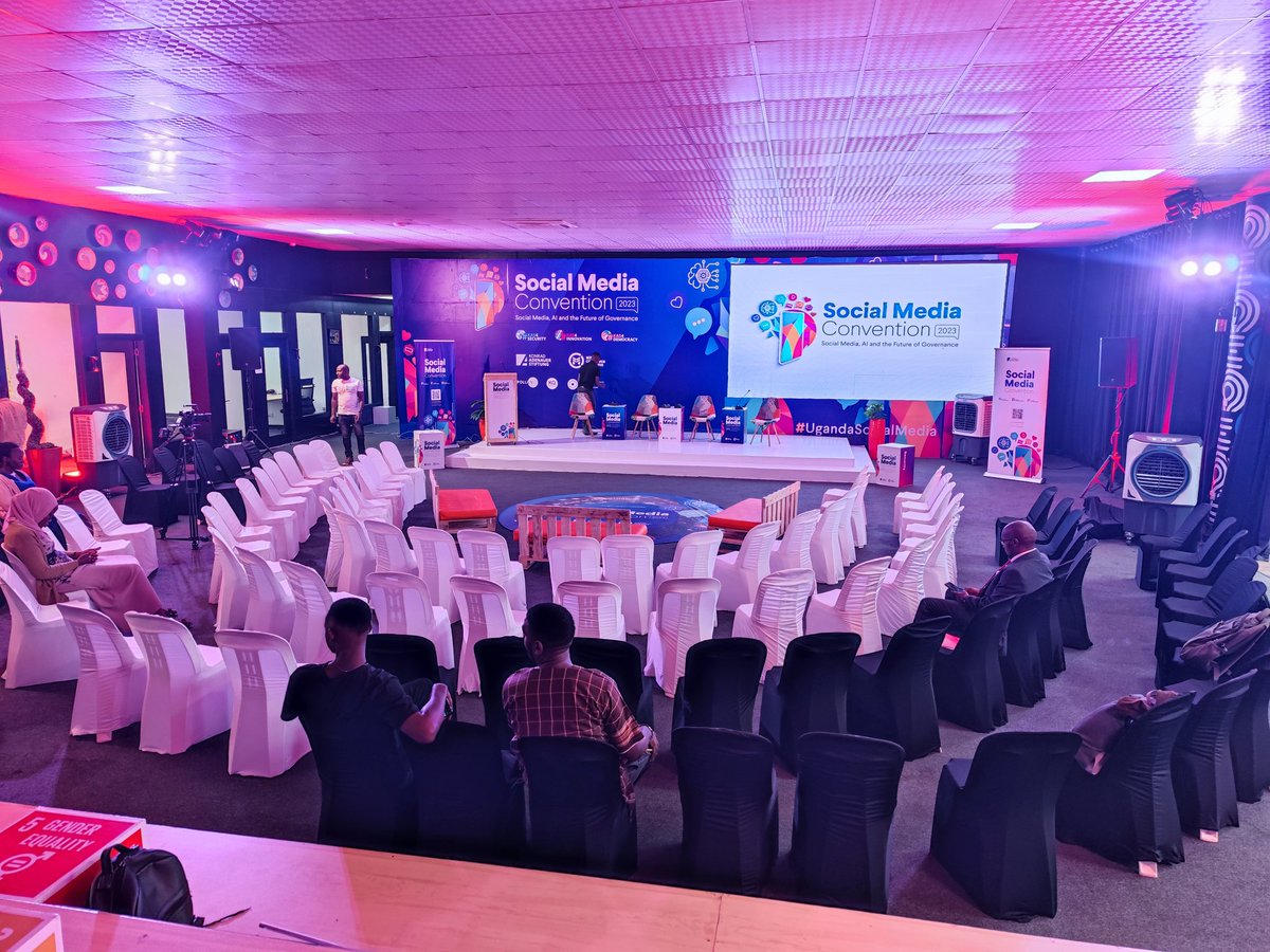 All set for the Social Media convention @IMChallengeug @mcimediahub @KasUganda #SMC23 #KAS4Democracy