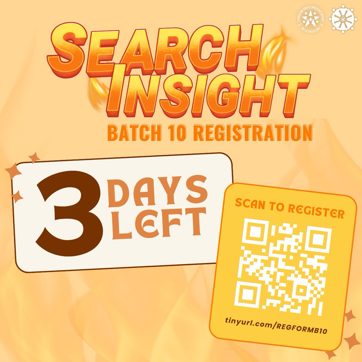 SearchInLipa's tweet photo. There are only a few days left to register for Search Insight!

Don't hesitate, as we are welcoming Grade 9 students with open hands. 👐

Join now before it's too late!

🔗: https://t.co/ilKNPSxUda https://t.co/D3KKVDPeEG