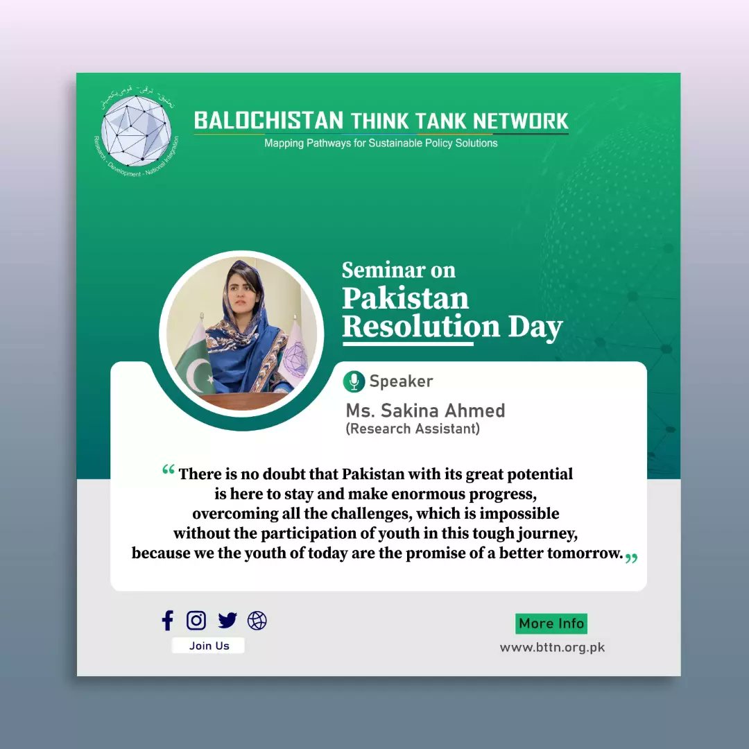 bttn_quetta's tweet photo. In House Seminar | Speakers, while recalling the #lahoreresolution1940, highlighted the present-day challenges which Pakistan is facing and what collective measures need to be taken.
#23rdmarch1940 #PakistanResolutionDay https://t.co/BR1FQLkSZN