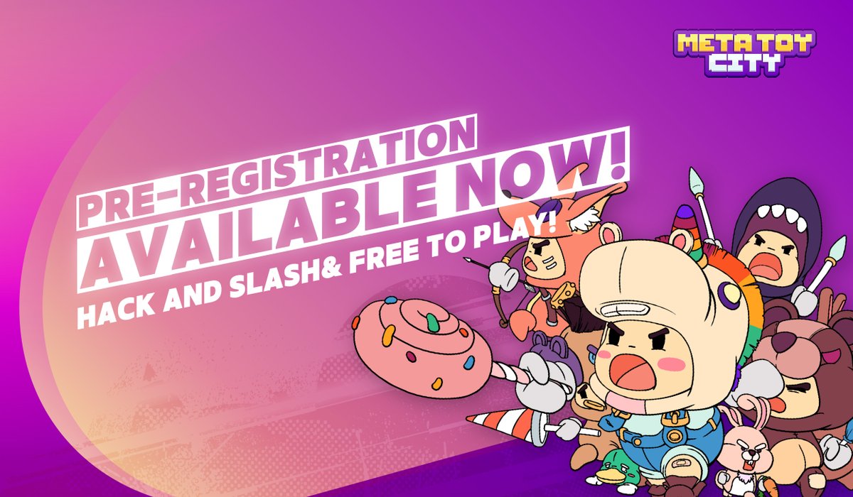 Unleash epic rewards on your exciting adventure ☘️✨

Pre-register now! 👇
pre-register.metatoycity.io