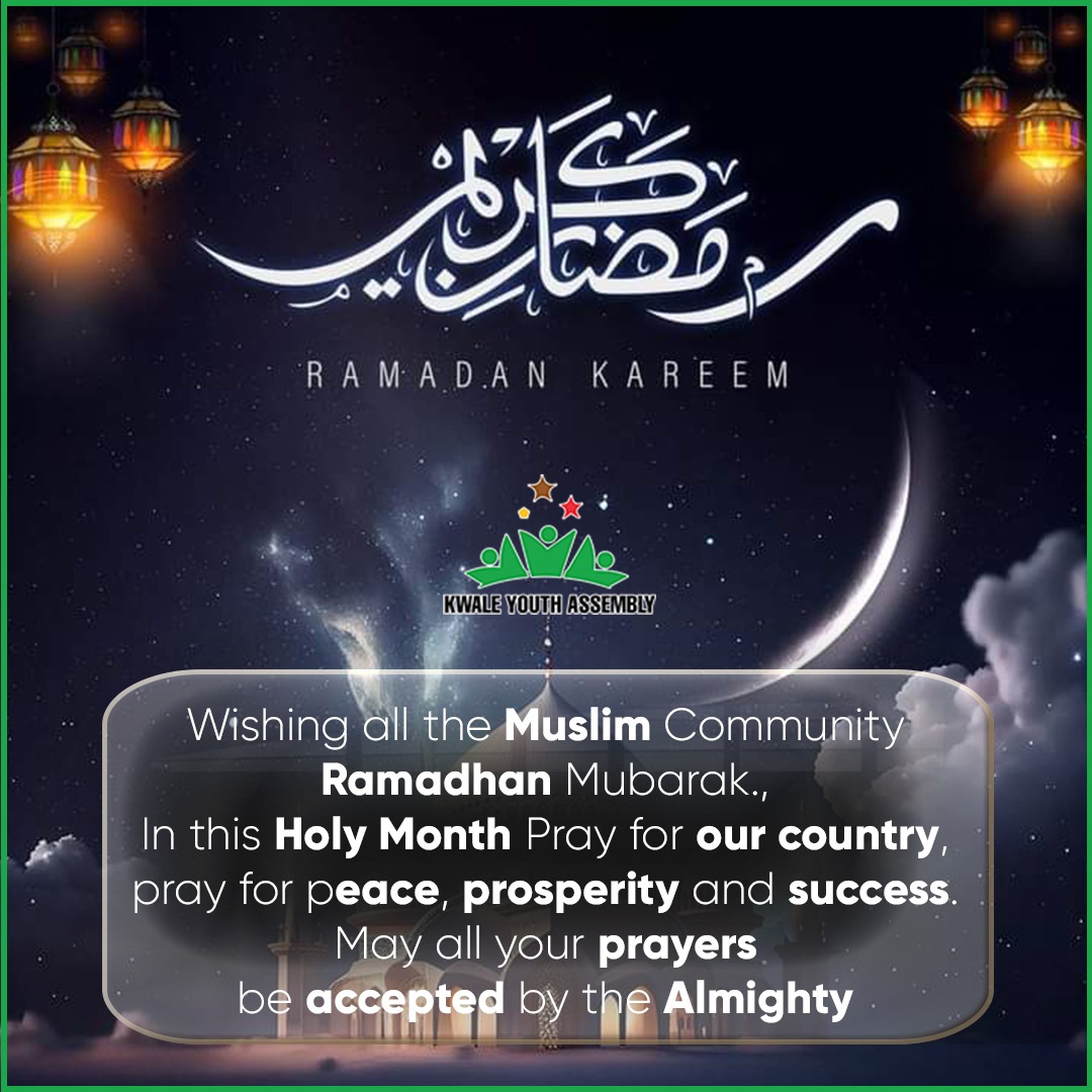KwaleYouth's tweet photo. On behalf of Kwale County Youth,we wish the #Muslim Community #RamadhanMubarak

#YouthAgenda #CIDP20232027 #Peace #Cohesion #Extractives #BlueEconomy #AgriBusiness #Tourism #PolicyMaking #BudgetMaking #YouthWomenInclusion #Governance #Democracy #PoliticalParticipation #YouthSpace https://t.co/LBpxtqY4jD