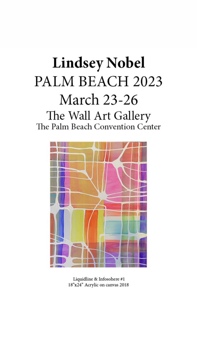 Opening tomorrow #Thewallgallery #palmbeachcontemporyart #palmbeanconventioncenter