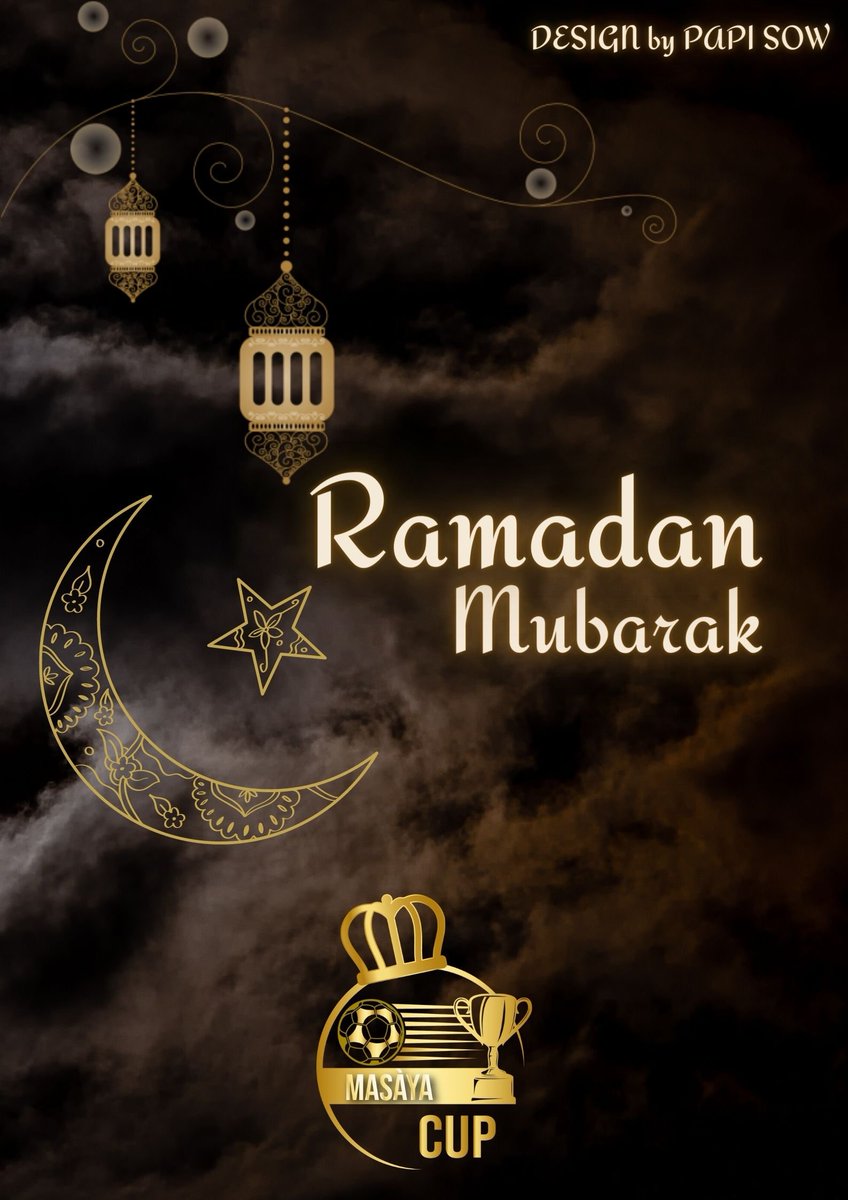 masaya_Cup's tweet photo. 𝑹𝒂𝒎𝒂𝒅𝒂𝒏 𝑴𝒖𝒃𝒂𝒓𝒂𝒌 🤲♥️

#masayacup #ramadan #RamadanMubarak #football #Mali #Bamako #senegal #dakar #sportbusiness #management #training #sports #sport #somanagement #scoutisme #scout #scouting #recruteur #club #scoutisme #agent #visionmanagement #papisow https://t.co/LburtQOWYq