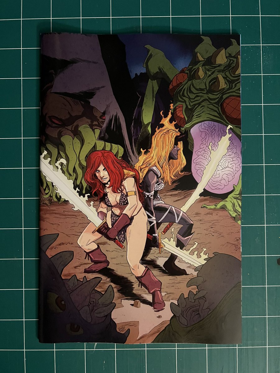 drew_moss's tweet photo. Some of the covers Iβve done in recent months #redsonja #vampirella #dynamitecomics #romeoguiletta @dynamitecomics #hellsonja https://t.co/Nq8RIqGnef