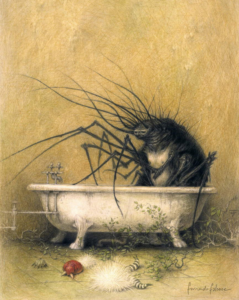 wowbywow's tweet image. &apos;Another Metamorphosis&apos; by Fernando Falcone (@fernando_falcone_arte)

#fernandofalcone #kafkaesque #creepyillustration #metamorphosis #darkaesthetic #gantasyart #traditionalillustration #darksurrealism #illo #artlover #darkfantasy #illustrationlove instagr.am/p/CqHnEXoI6wZ/