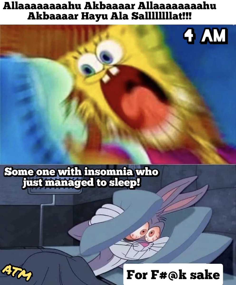 ExMuslimMemes's tweet photo. Let people sleep! Let people who have been working night shift rest! Lets not frighten babies and birds..everyone has mobile phones and those who want to wake up to the #Adaan can set it as their alarm! Let's live in the 21st century!! https://t.co/T6Fwq9HXuh https://t.co/bXk2GS5jqw