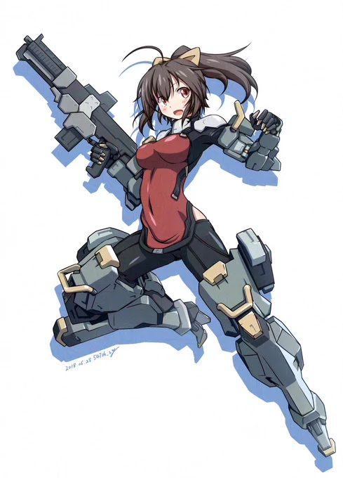 遂にアクトレスあおちゃん実装と聞いて6年前5年前3年前に描いたあおちゃんを再掲させて頂きたく...(試験的にGlaze使用中です( ˘ω˘ )人)#アリスギアお絵描き#FAガール 