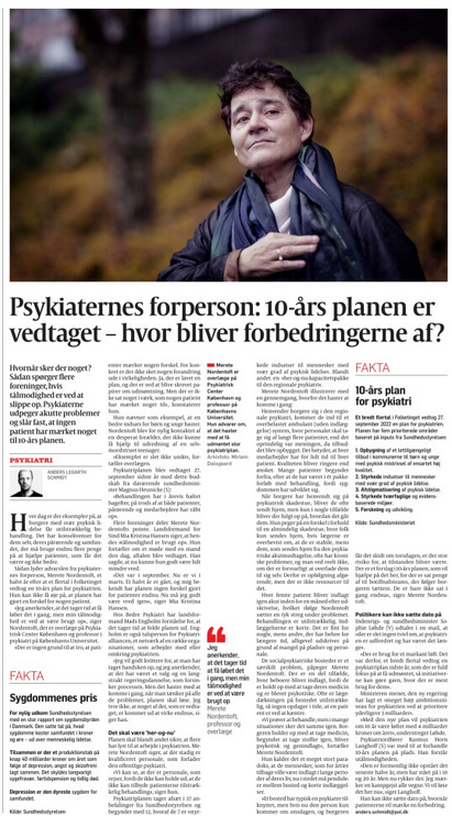 m_nordentoft's tweet photo. Jeg har sammen med Sind og Bedre Psykiatri udtrykt utålmodighed. Vi er i gang med at planlægge hvordan den første ½ mia skal bruges. Hvornår skal de næste 3 mia planlægges? https://t.co/6vY3BfXgA9