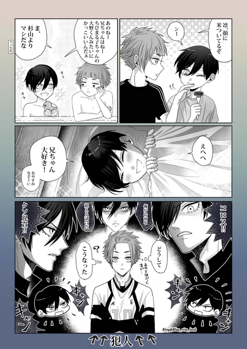 りんさえ/凛冴/rnse
rn「全部クソ兄貴のせい」
元のrnに戻れるのはseの魔法で解除👼(早く和解してくれ~!!!) 