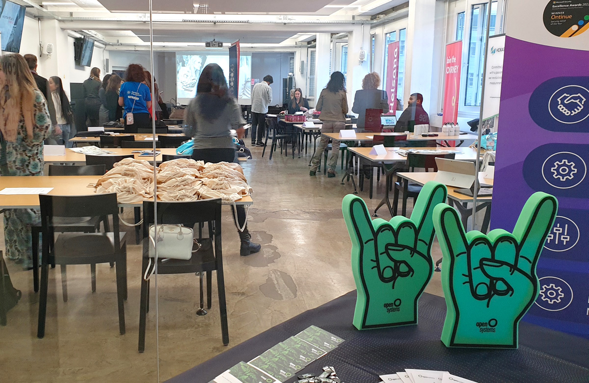 RealOpenSystems's tweet photo. Open Systems hosted @womenhack at our Zurich HQ this week 🇨🇭 👩💻 ! It was an evening full of networking, connecting, and inspiration.
Continue your career at Open Systems here: https://t.co/deWkzTJxmT
#WomenInTech #WomenInCyber #WomenHack #Inclusion https://t.co/hzVdwwVSxS