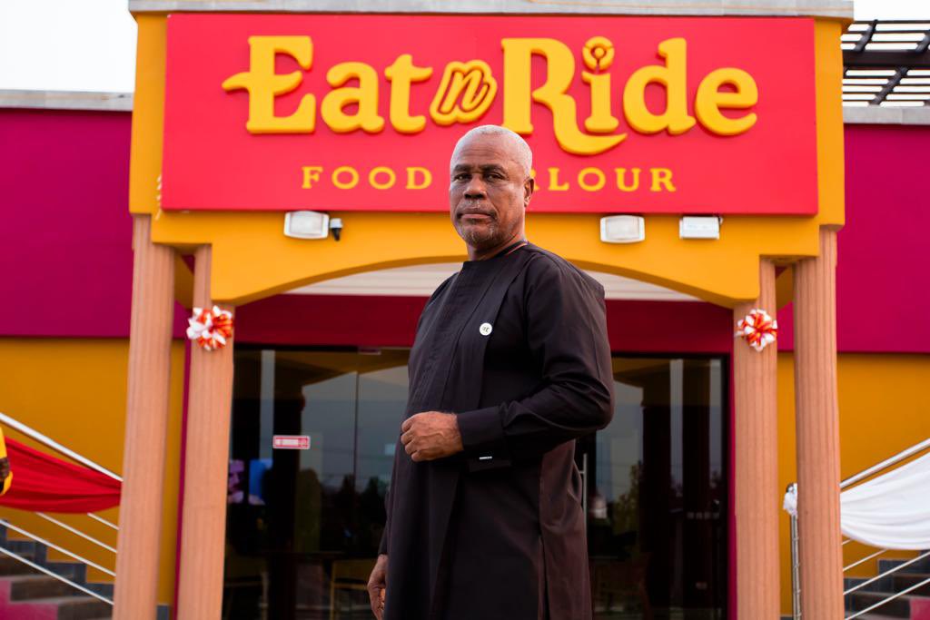 UndiscoveredGh1's tweet photo. Meet the brilliant mind behind the Eat &amp; Ride Parlor - our CEO! With a passion for creating unique and unforgettable experiences for customers, they have taken the concept of a highway rest stop to a whole new level. Mr.Joe Hackman. #EatandRide #UndiscoveredGhana https://t.co/omEzxYRCD7