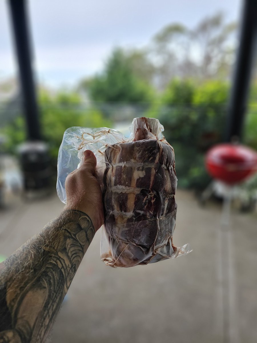JarrydTB's tweet photo. So this fell out of the freezer this morning 🤷‍♂️
Who's excited to see the end result of Thor's Hammer?
.
.
.
.
.
#meat #butcher #carnivore #thorshammer #eatmeat #jarrydthebutcher #bbq #smoking #beef #cooking #grilling #victorinox https://t.co/6Chl3nRJZl