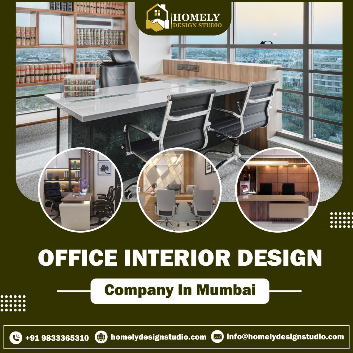 HomelyDesignSt2's tweet photo. Let our office interior design company in Mumbai transform your workspace into a place you'll love! 🌟

#OfficeInteriorDesign #Mumbai #WorkspaceTransformation #DesignInspiration #OfficeDecor #InteriorDesignIdeas #OfficeSpace #OfficeDesign #CorporateDesign #CommercialInteriors https://t.co/ePtWCZDufc