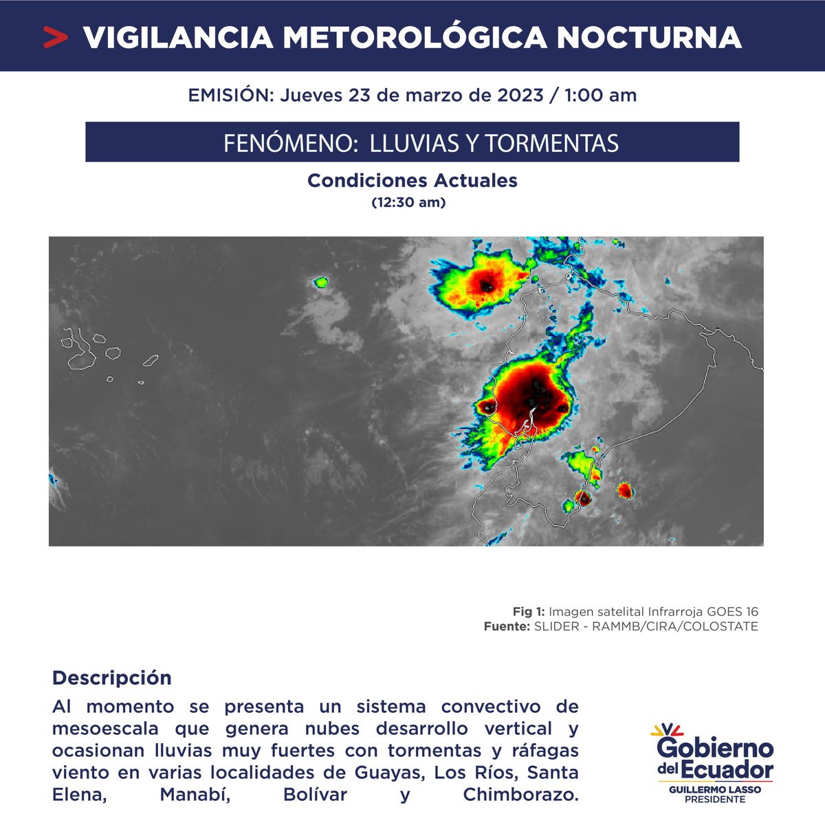 INAMHI Ecuador 🇪🇨 tweet media